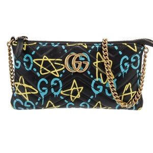 Gucci Ghost Mini GG Marmont Shoulder Bag